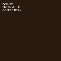 #291A0F - Coffee Bean Color Image